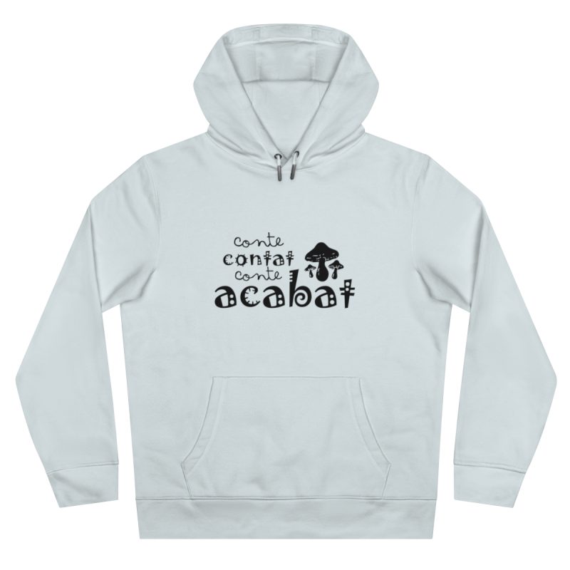 Sudadera con capucha King - Azul cielo puro - Camiseta «Conte contat»