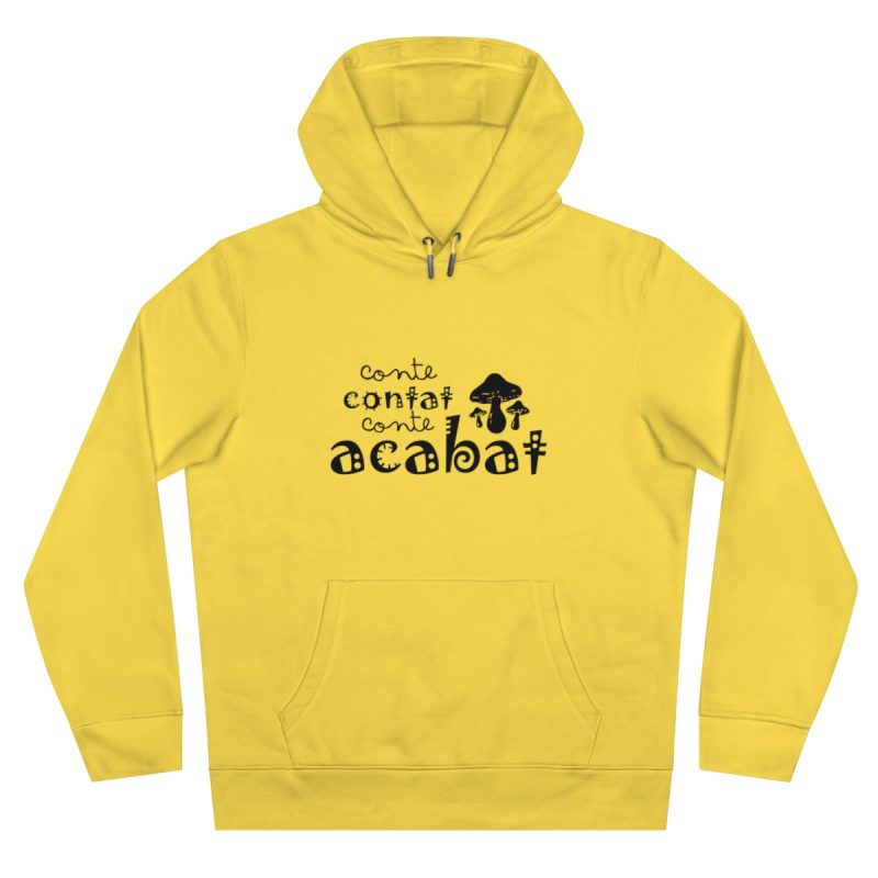 Sudadera con capucha King - Amarillo chispa - Camiseta «Conte contat»