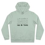 Sudadera con capucha King - Verde agua - Camiseta «No em penedeixo»