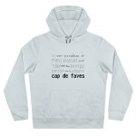 Sudadera con capucha King - Azul cielo puro - Camiseta «No em penedeixo»