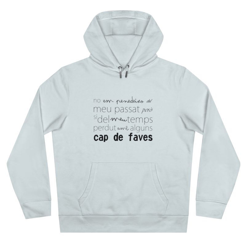 Sudadera con capucha King - Azul cielo puro - Camiseta «No em penedeixo»