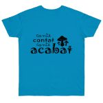 Camiseta punto liso - Azul atolon - Camiseta «Conte contat»