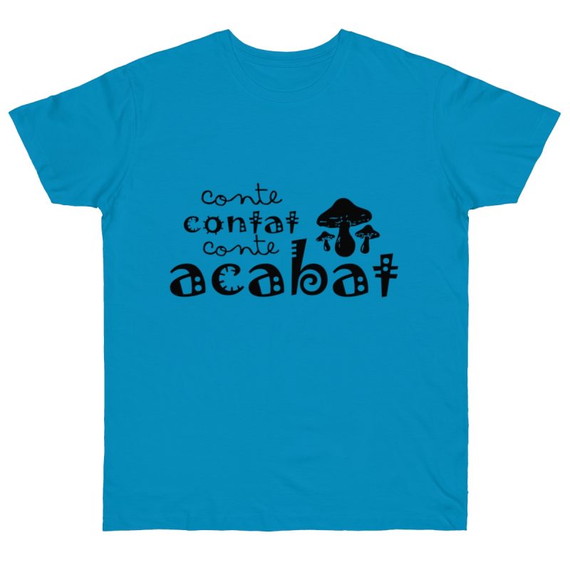 Camiseta punto liso - Azul atolon - Camiseta «Conte contat»