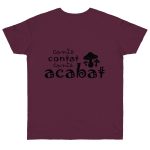 Camiseta punto liso - Burdeos - Camiseta «Conte contat»