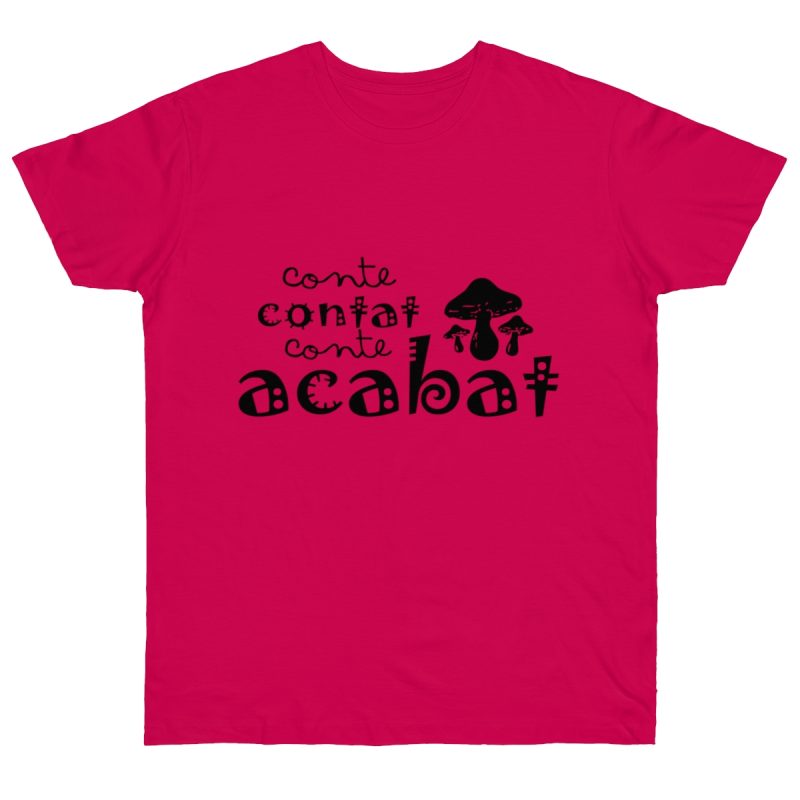 Camiseta punto liso - Fucsia - Camiseta «Conte contat»