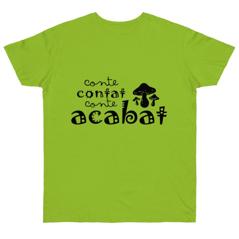 Camiseta punto liso - Verde orquidea - Camiseta «Conte contat»