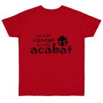 Camiseta punto liso - Rojo - Camiseta «Conte contat»