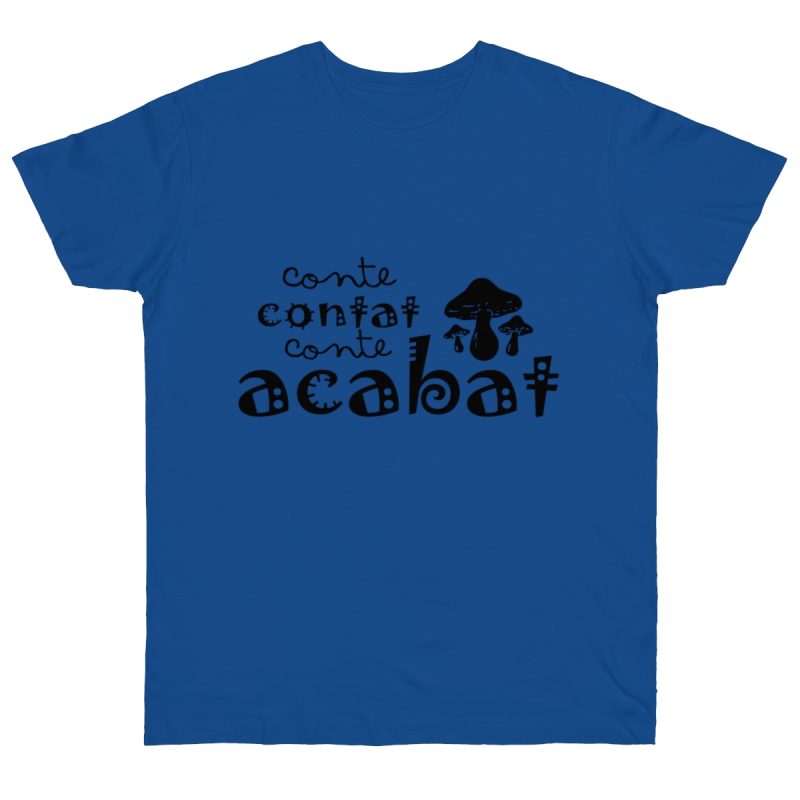 Camiseta punto liso - Azul royal intenso - Camiseta «Conte contat»
