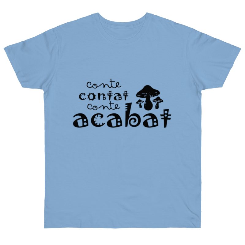 Camiseta punto liso - Azul cielo - Camiseta «Conte contat»