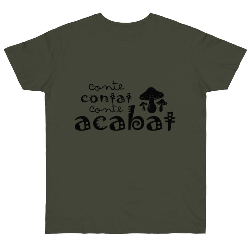 Camiseta punto liso - Caqui urbano - Camiseta «Conte contat»