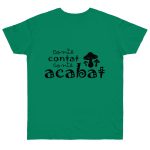Camiseta punto liso - Verde Kelly - Camiseta «Conte contat»