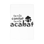 Postales (7 uds.) - Camiseta «Conte contat»