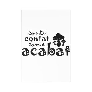 Postales (7 uds.) - Camiseta «Conte contat»