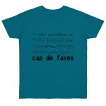 Camiseta punto liso - Azul diva - Camiseta «No em penedeixo»