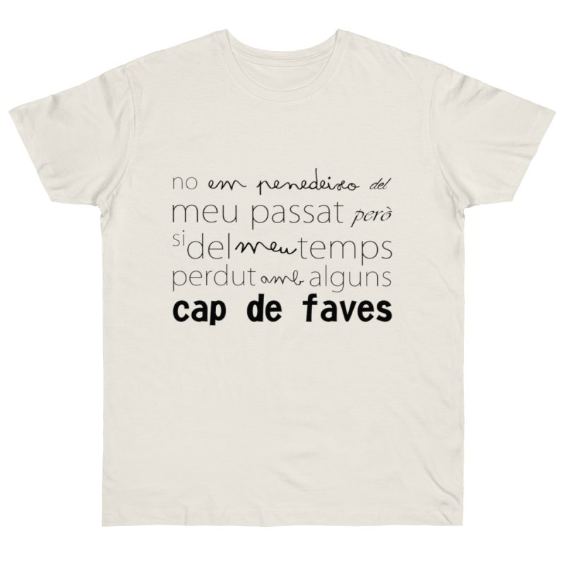 Camiseta punto liso - Natural - Camiseta «No em penedeixo»