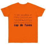 Camiseta punto liso - Naranja - Camiseta «No em penedeixo»