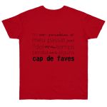 Camiseta punto liso - Rojo - Camiseta «No em penedeixo»