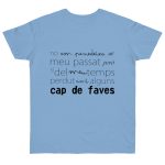 Camiseta punto liso - Azul cielo - Camiseta «No em penedeixo»
