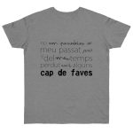 Camiseta punto liso - Gris deportivo jaspeado - Camiseta «No em penedeixo»