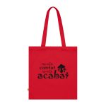 Bolsa de algodon organico - Rojo clasico - Camiseta «Conte contat»
