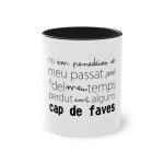 Taza bicolor - Negro - Camiseta «No em penedeixo» Taza bicolor - Negro - Camiseta «No em penedeixo»