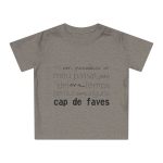 Camiseta de bebe - Gris jaspeado melange - Camiseta «No em penedeixo»