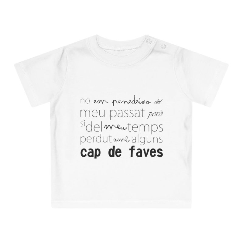 Camiseta de bebe - Blanco - Camiseta «No em penedeixo»