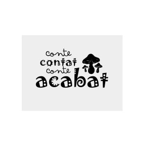 Panel de aluminio - Camiseta «Conte contat»