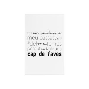 Cartel de metacrilato con soporte - Camiseta «No em penedeixo»