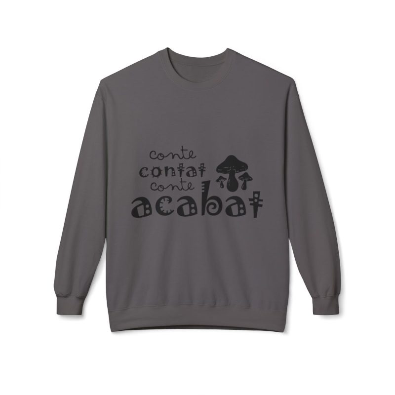 Sudadera Softstyle cuello redondo - Gris marengo - Camiseta «Conte contat» Sudadera Softstyle cuello redondo - Gris marengo - Camiseta «Conte contat»
