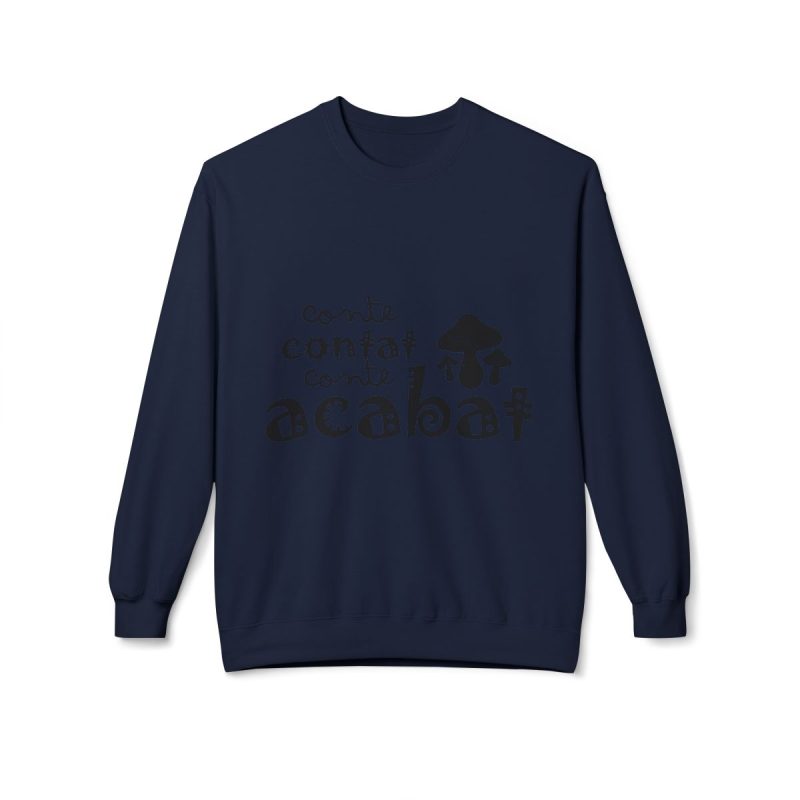 Sudadera Softstyle cuello redondo - Azul marino - Camiseta «Conte contat»