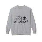 Sudadera Softstyle cuello redondo - Gris deportivo - Camiseta «Conte contat» Sudadera Softstyle cuello redondo - Gris deportivo - Camiseta «Conte contat»