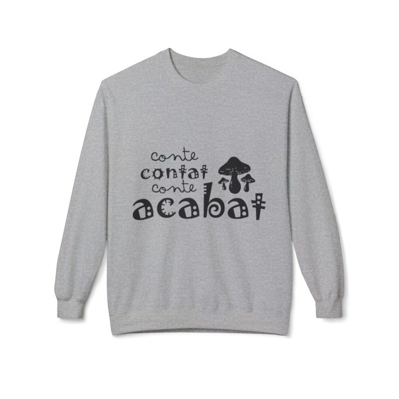Sudadera Softstyle cuello redondo - Gris deportivo - Camiseta «Conte contat»