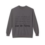 Sudadera Softstyle cuello redondo - Gris marengo - Camiseta «No em penedeixo»