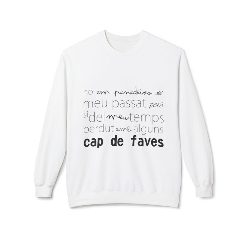 Sudadera Softstyle cuello redondo - Blanco - Camiseta «No em penedeixo»
