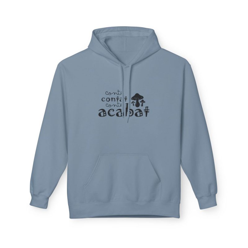 Sudadera Softstyle con capucha - Azul piedra - Camiseta «Conte contat»
