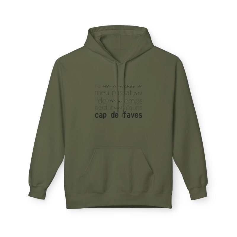 Sudadera Softstyle con capucha - Verde militar - Camiseta «No em penedeixo»