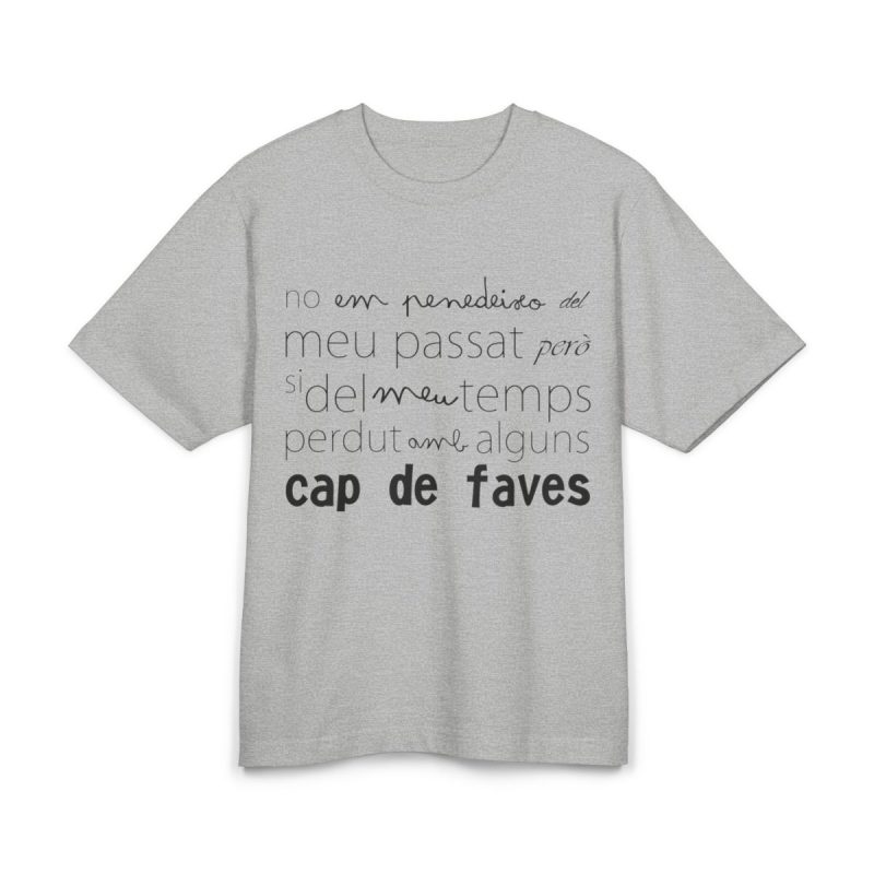 Camiseta Freestyler tacto seco - Gris jaspeado claro - Camiseta «No em penedeixo»