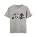 Camiseta oversize lavado acido - Gris asfalto - Camiseta «Conte contat»