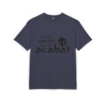 Camiseta oversize gruesa - Azul marino - Camiseta «Conte contat»