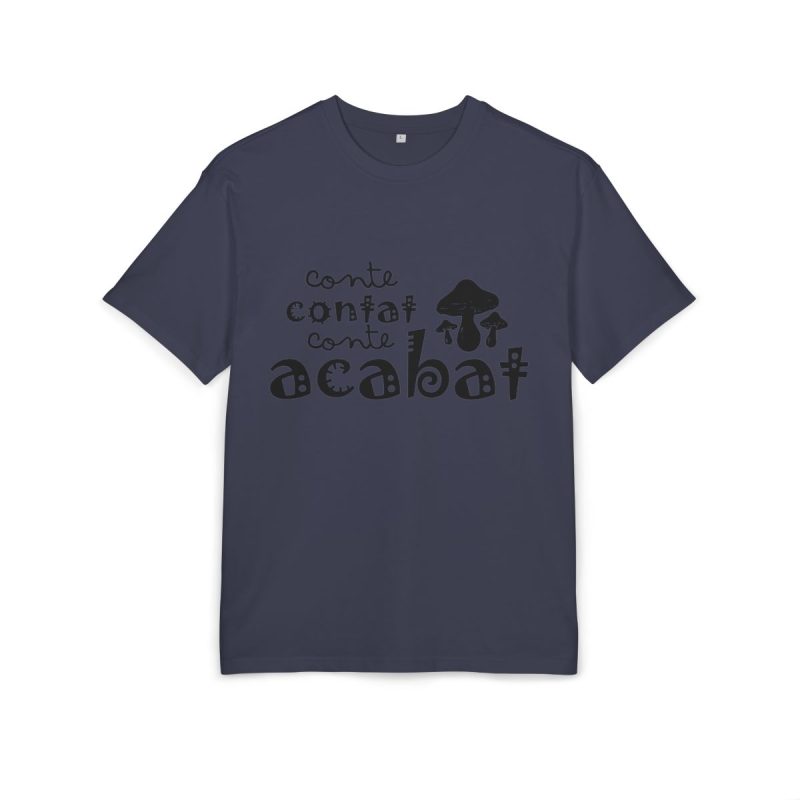 Camiseta oversize gruesa - Azul marino - Camiseta «Conte contat»