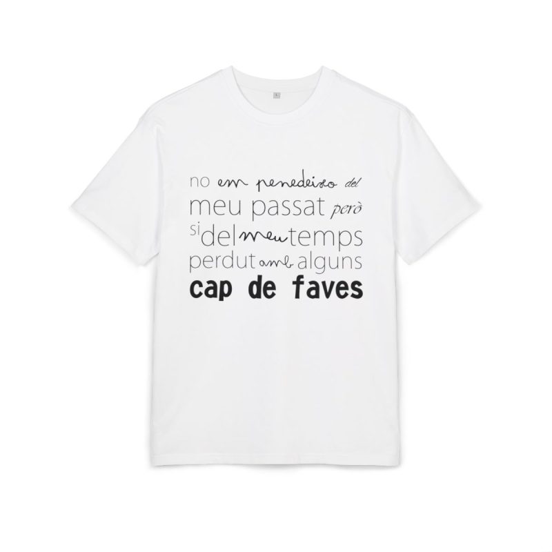 Camiseta oversize gruesa - Blanco - Camiseta «No em penedeixo»