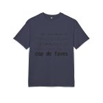 Camiseta oversize gruesa - Azul marino - Camiseta «No em penedeixo»