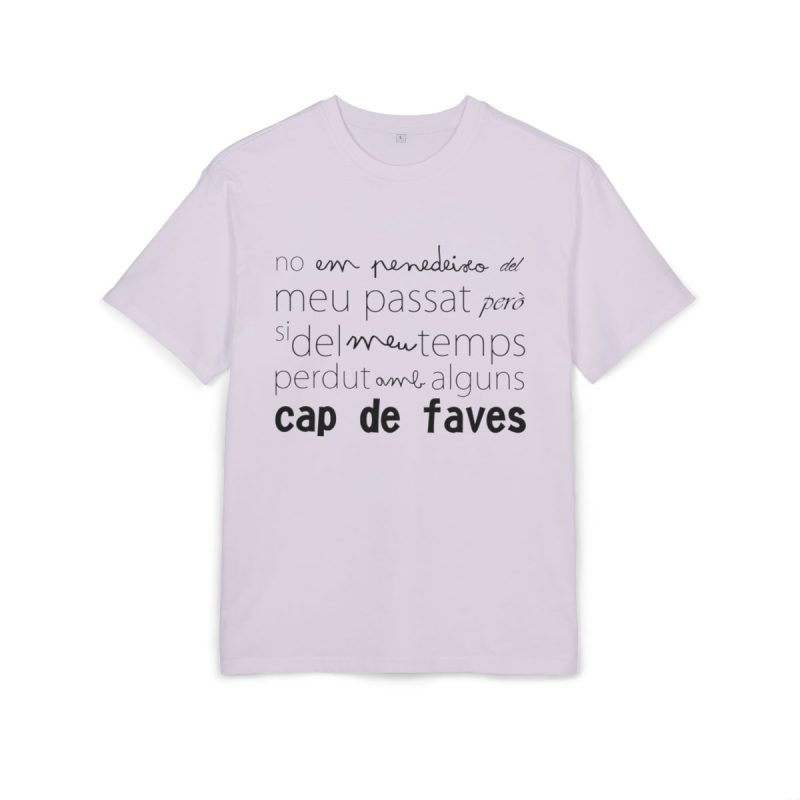 Camiseta oversize gruesa - Lila - Camiseta «No em penedeixo»