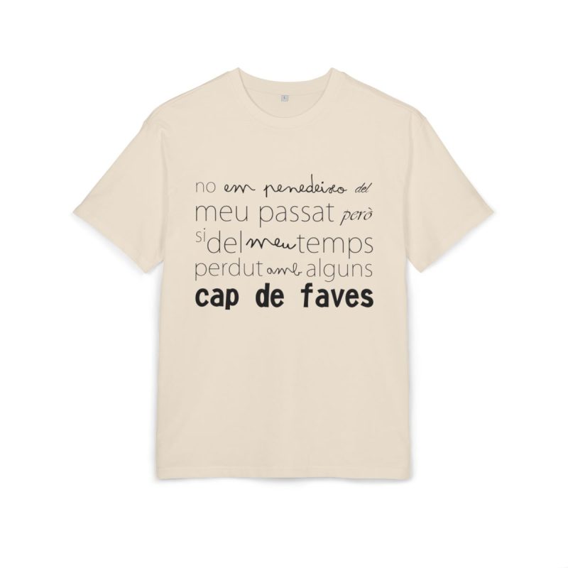 Camiseta oversize gruesa - Arena - Camiseta «No em penedeixo»
