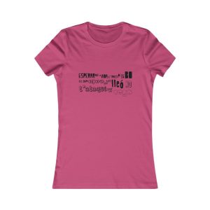 Camiseta mujer Favorite - Frambuesa - Lleó vegà