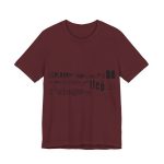 Camiseta jersey manga corta - Granate - Lleó vegà