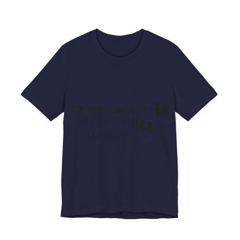 Camiseta jersey manga corta - Azul marino - Lleó vegà