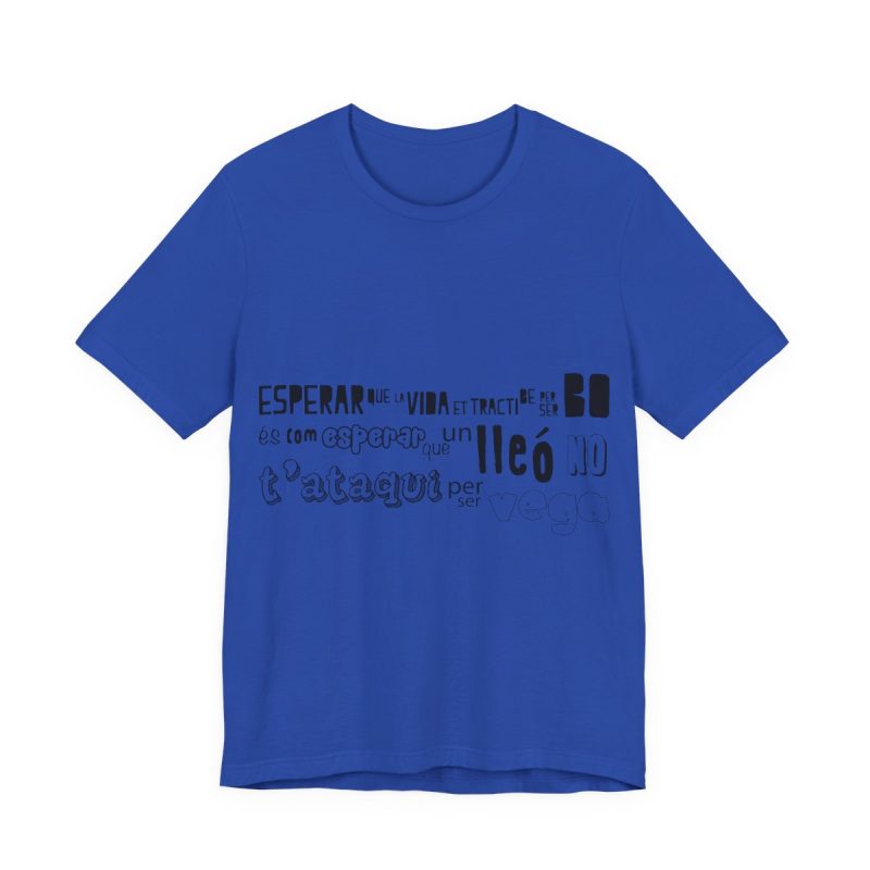 Camiseta jersey manga corta - Azul royal autentico - Lleó vegà