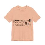 Camiseta jersey manga corta - Melocoton jaspeado - Lleó vegà